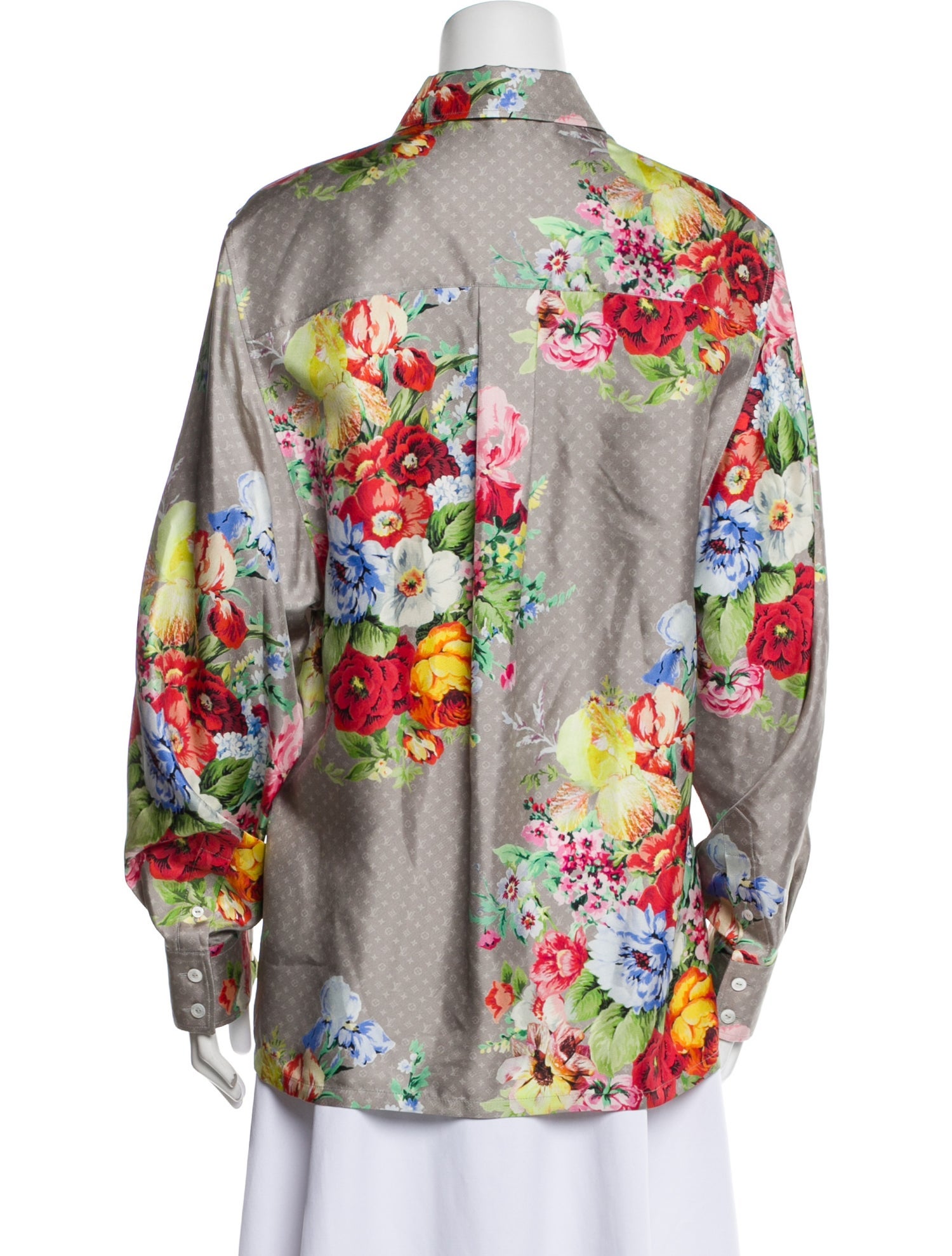 Louis Vuitton 2022 Silk Button-Up Top